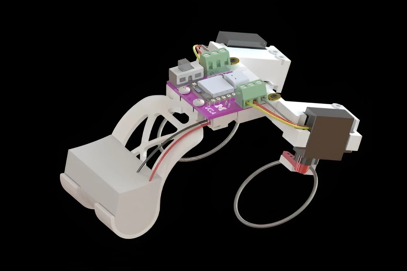 Un robot rana de UCLA salta con varillas de nitinol en hélice