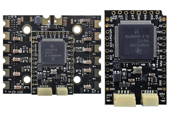 BeagleConnect QuadESC controla cuatro motores BLDC con un Cortex-M33