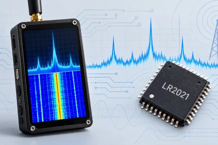 El chip LoRa LR2021 de Semtech se convierte en una radio SDR