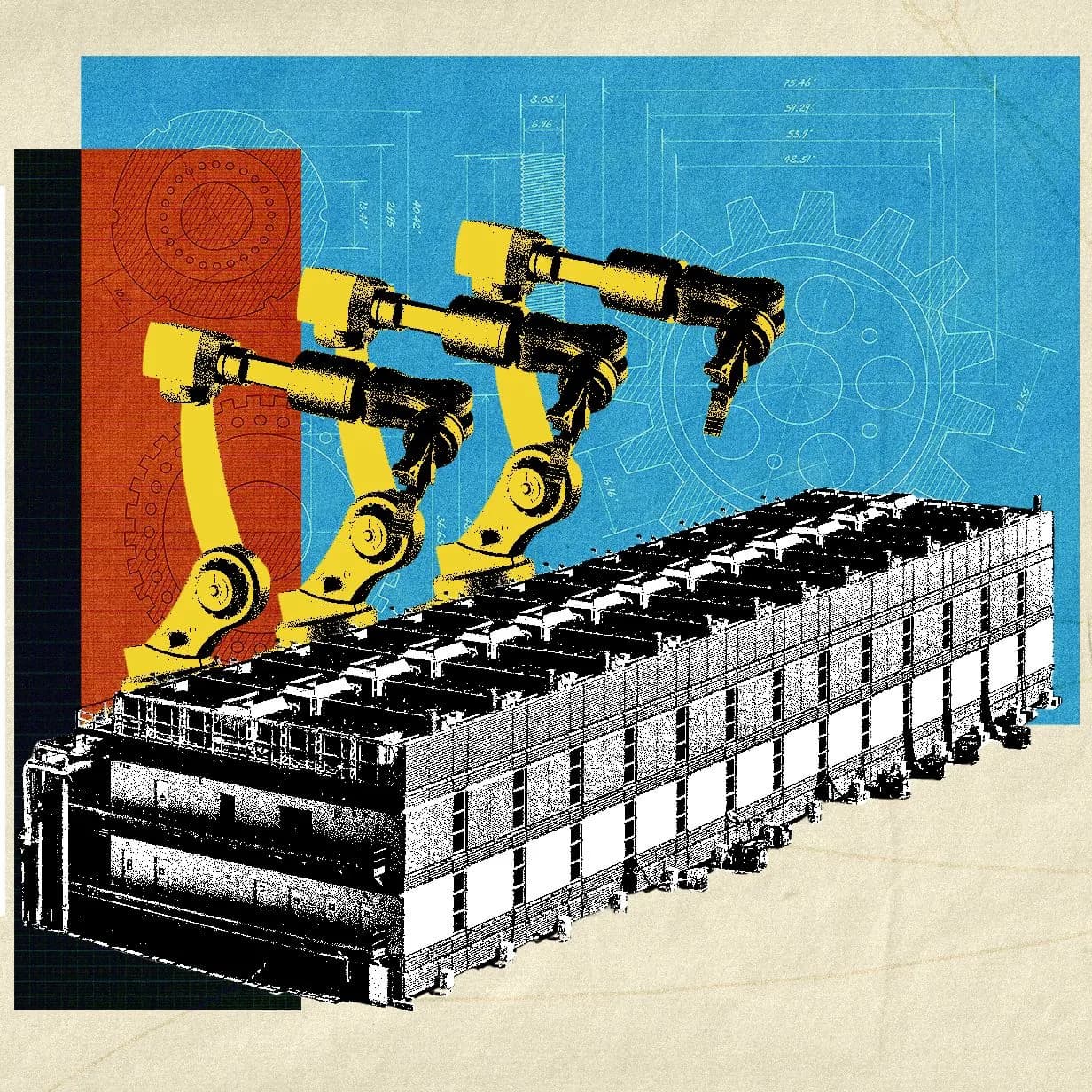 Meta prueba robots que cambian cables y reinician servidores