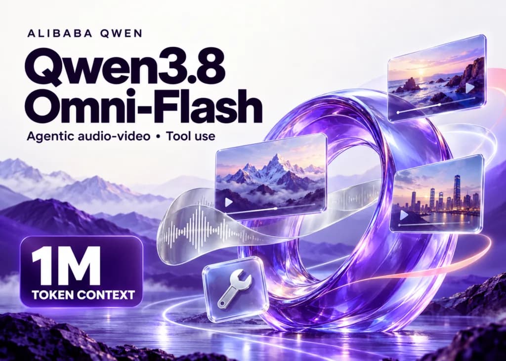 Qwen3.8-Omni-Flash elige qué mirar dentro de un video largo