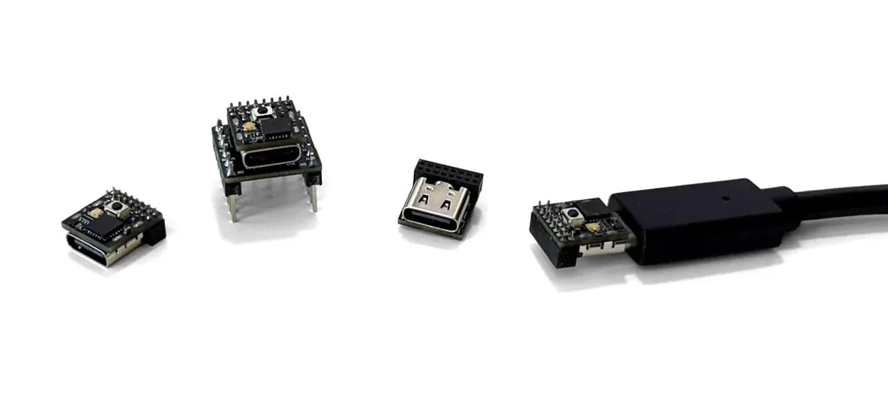 Pinch: el Arduino de 32 bits del tamaño de un USB-C