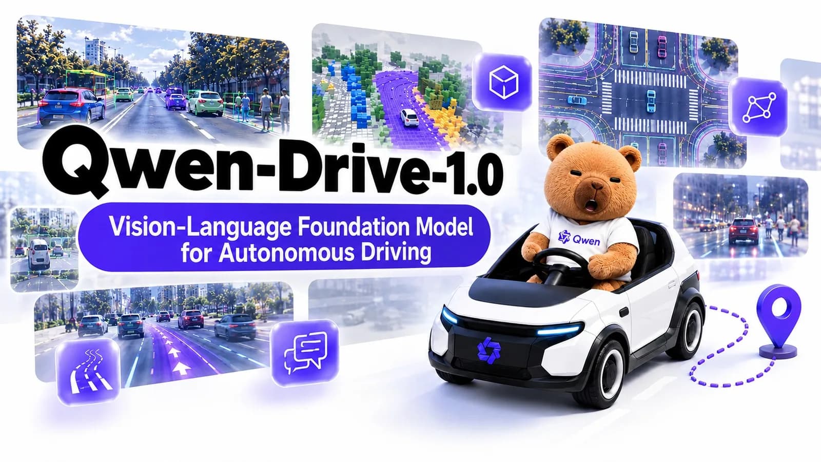 Qwen-Drive 1.0 explica por qué frena, pero no siempre acierta