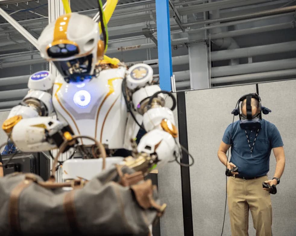 El equipo de NASA que diseña robots para trabajar junto a astronautas