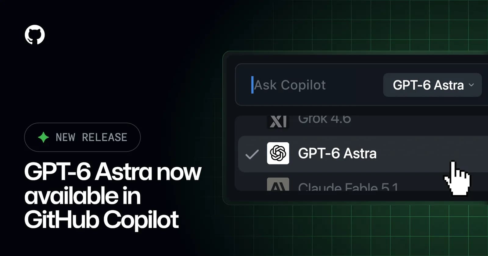 GPT-6 Astra queda disponible en GitHub Copilot