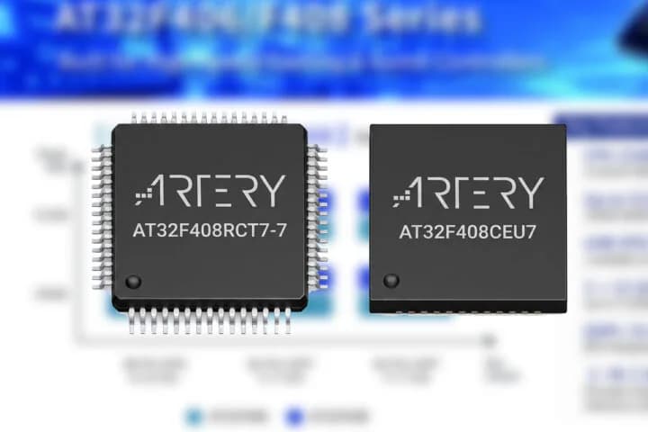 Artery suma USB de alta velocidad a sus Cortex-M4F de 216 MHz