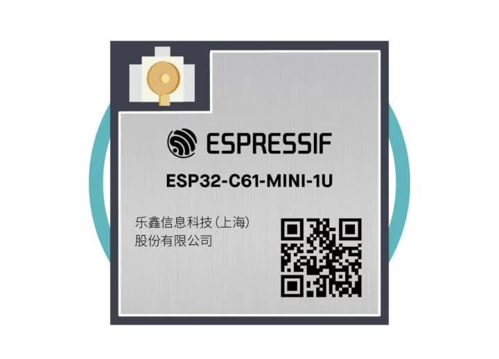 ESP32-C61-MINI: Wi-Fi 6 de Espressif por unos 2 dólares