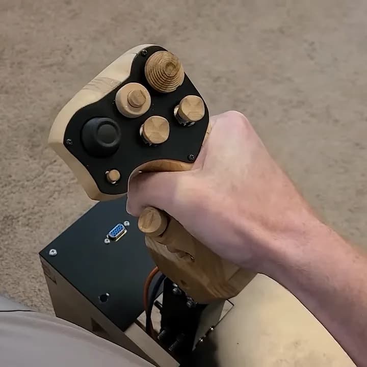 Un joystick de fuerza casero con Teensy 4.0 y celdas de carga