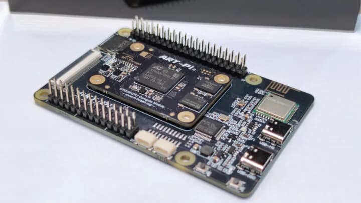 ART-Pi II: placa con STM32H7R7 a 600 MHz y GPU NeoChrom