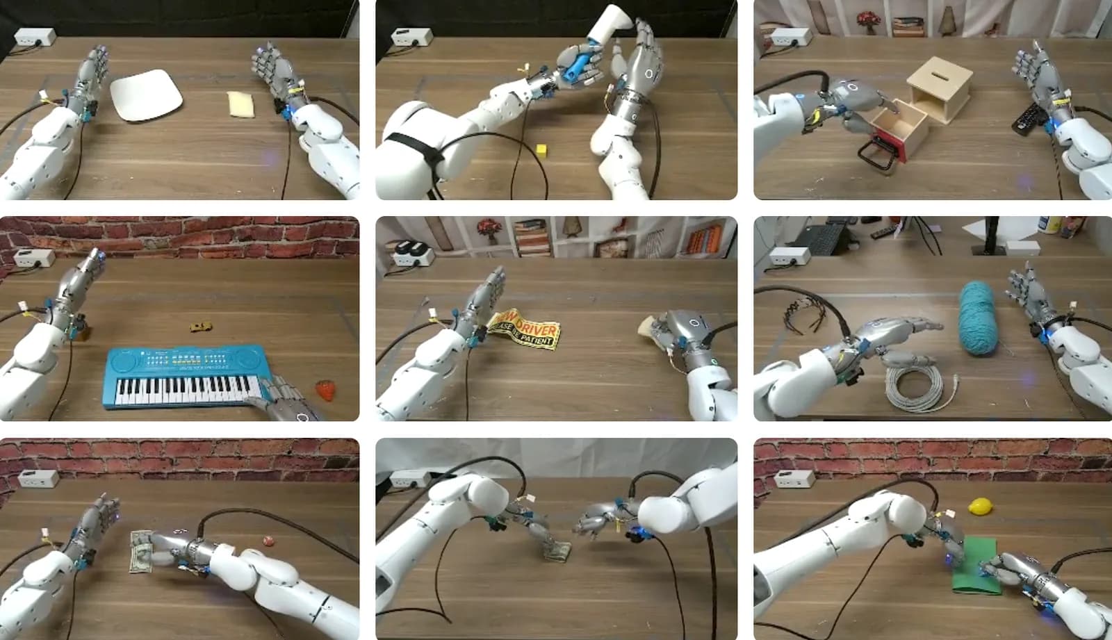 30.000 horas de tacto para robots con manos más diestras