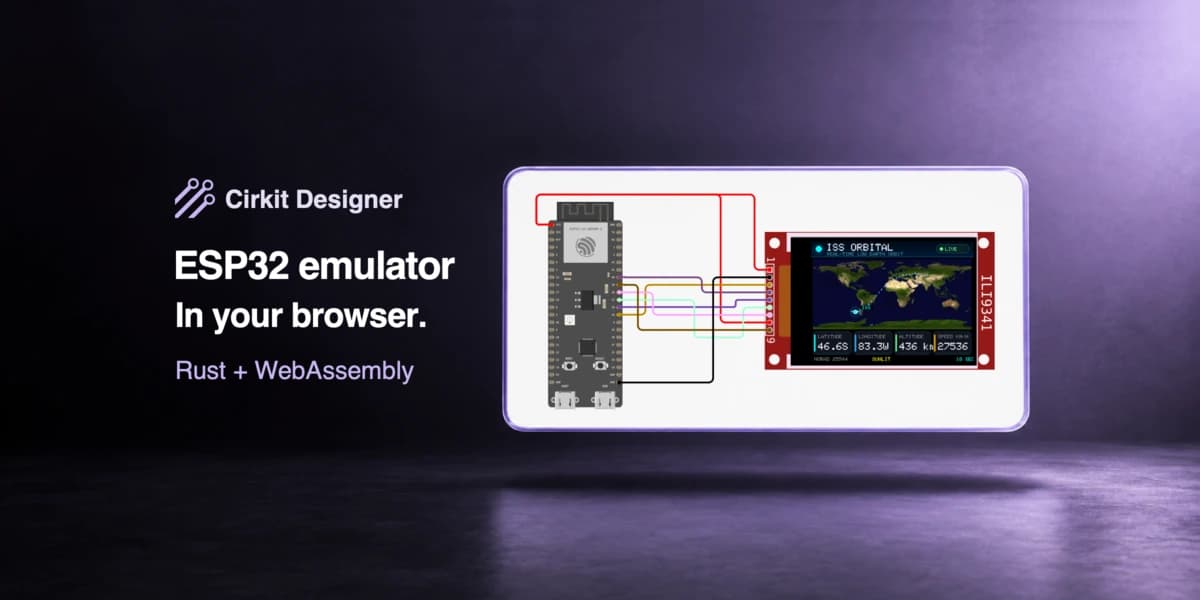 Cirkit Designer emula el ESP32-S3 en el navegador y suma un agente de IA