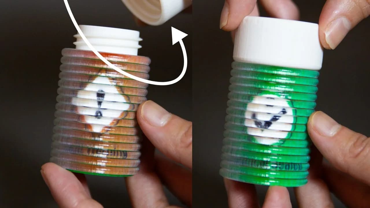 ShiftLens: impresión 3D lenticular que cambia de color al moverse