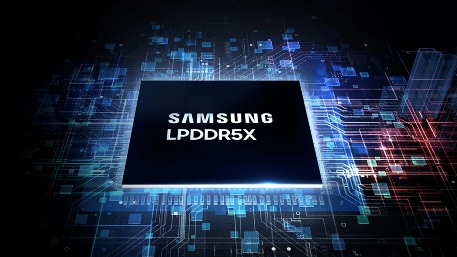 Chip LPDDR5X de Samsung