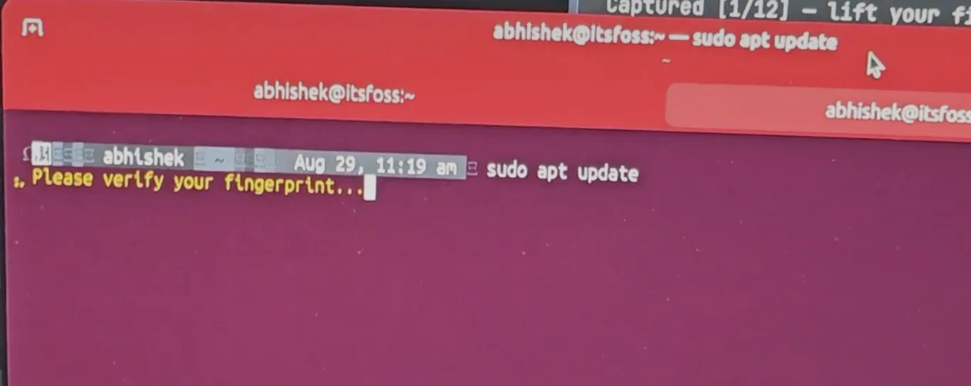 Autenticación de sudo con la huella en Ubuntu