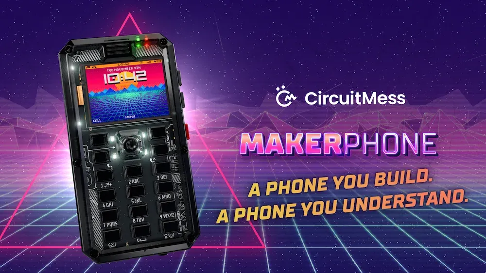 El MAKERphone 2.0 armado