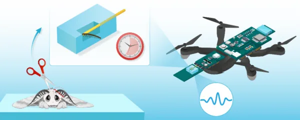Un hidrogel mantiene viva la antena de polilla que olfatea desde un dron