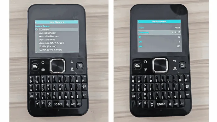 Ajustes de frecuencia del ThinkNode M9 para Tailandia