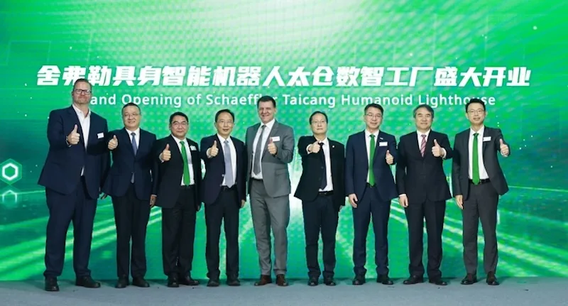 Interior de la fábrica faro de Schaeffler en Taicang