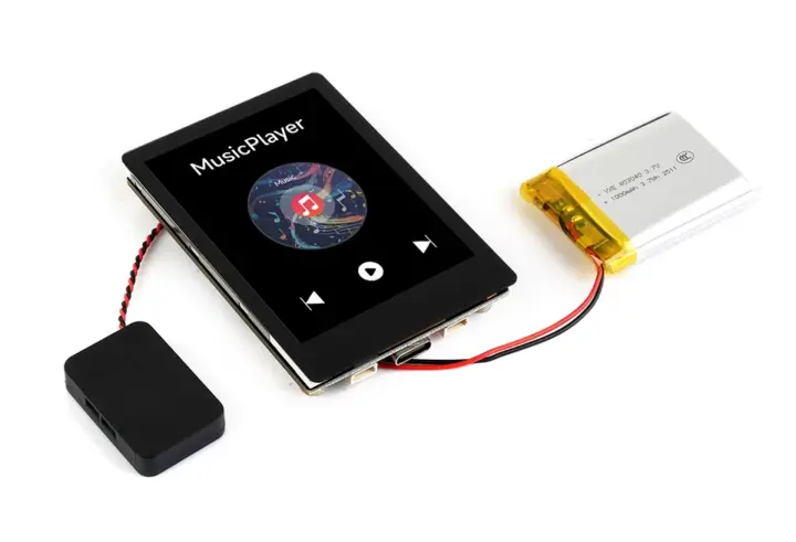 Reproductor de música en el ESP32-C5 alimentado por batería