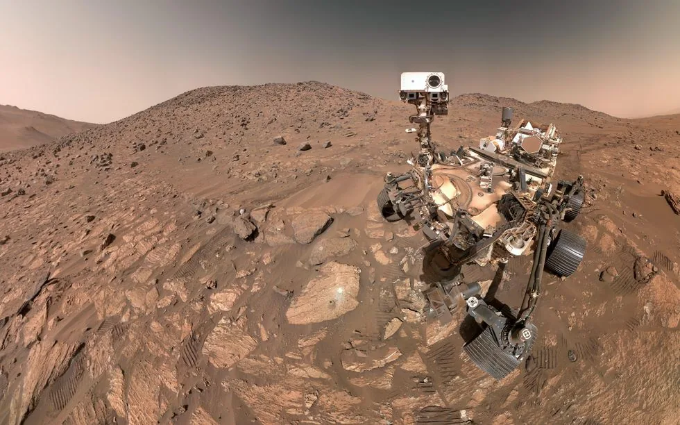 Autorretrato tomado por el rover Perseverance de la NASA en Marte.